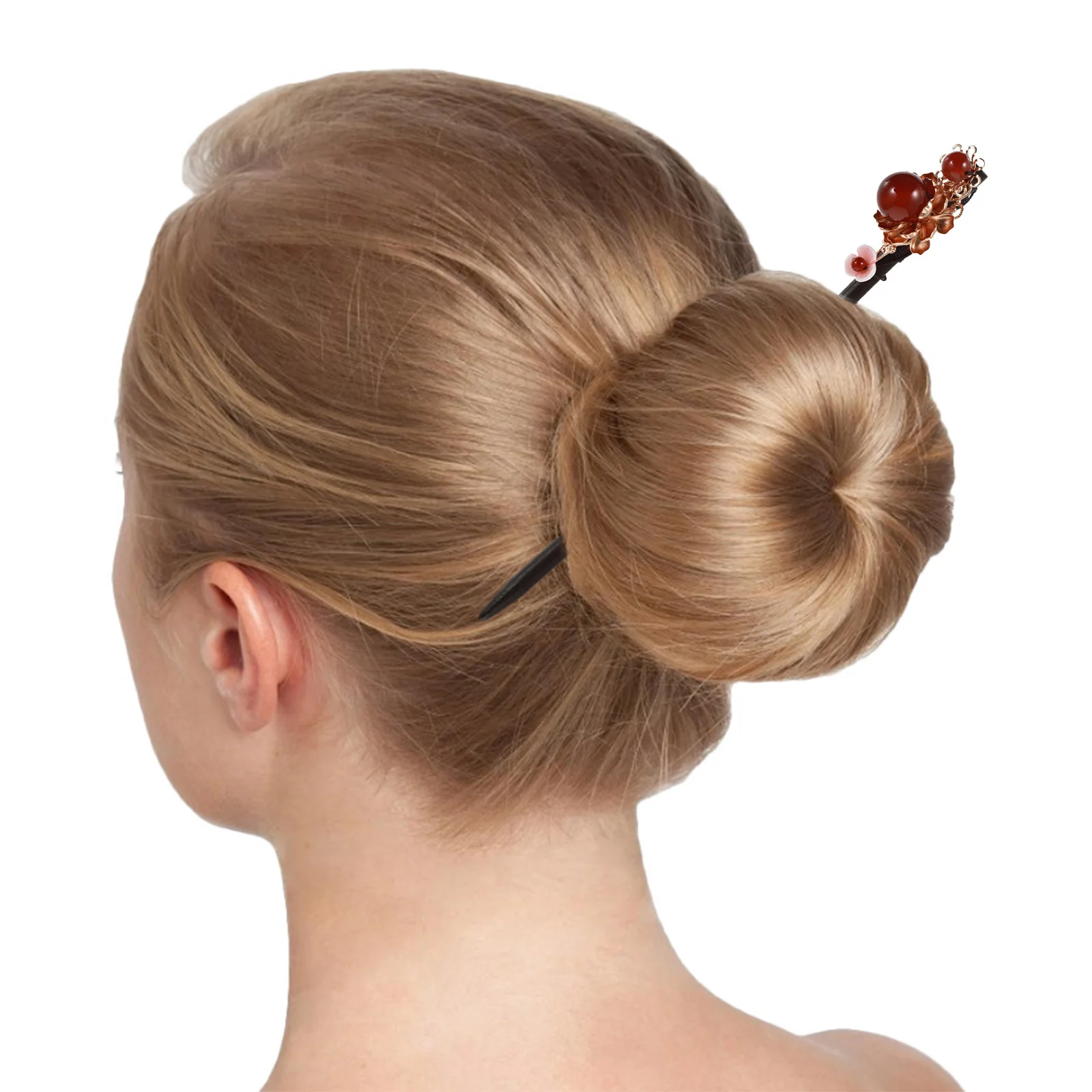 

1pc Classic Hairpin Wooden Retro Hair Fork Vintage Headdress Bridal Accessories Wedding Party Ceremonies Hairstyle Tools