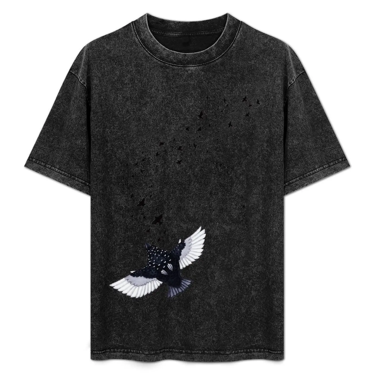

A Murmuration of Starlings T-Shirt korean fashion gifts for boyfriend Funny t-shirt sublime t shirts men