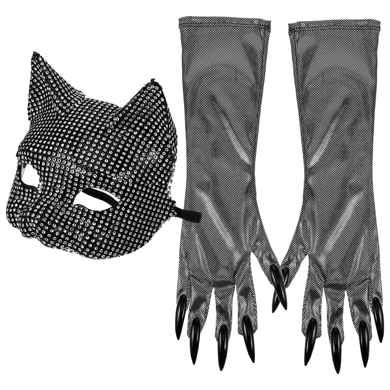 

Halloween Set Women Mask Cosplay Decorative Party Masks Photography Prop Festive DIY Costume Accessories Cat Masks