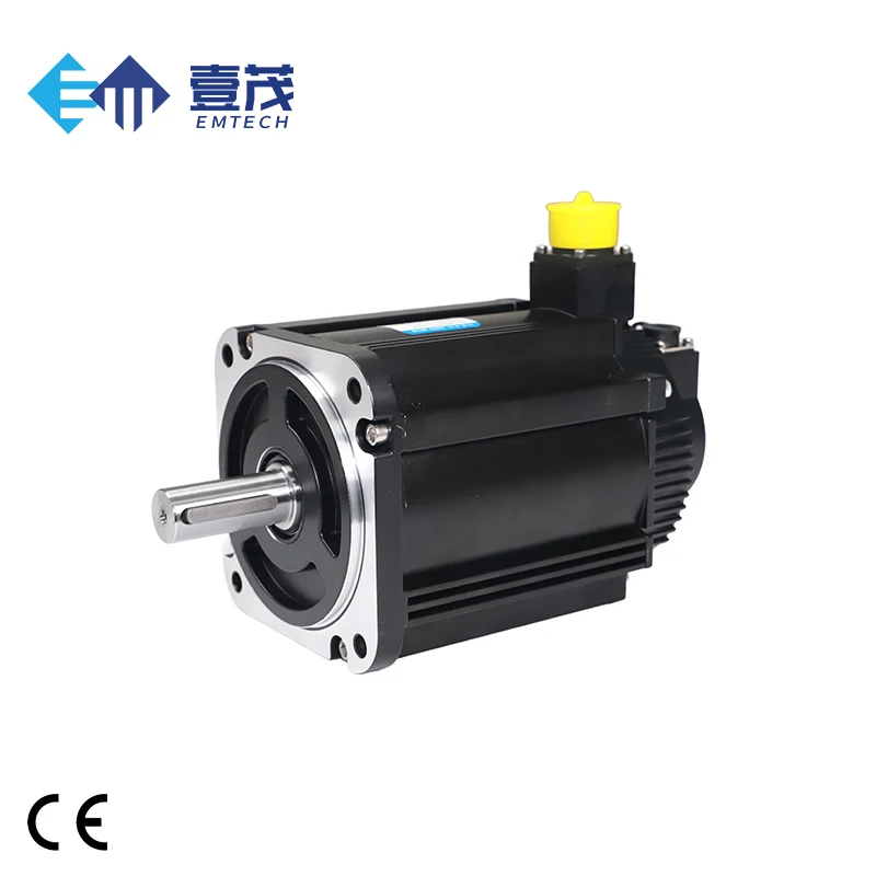 มอเตอร์เซอร์โว AC ขนาดใหญ่ 380V ความเร็ว 2500 รอบต่อนาที กำลัง 3.8 กิโลวัตต์ ขนาด 130 มม. รุ่น 130ASF-M38025 ได้รับการรับรองมาตรฐาน CE สำหรับส่วนประกอบ PLC