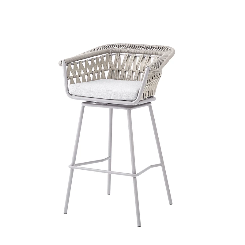 

-Modern Patio Furniture High Height Tables And Chairs Outdoor Bar Set