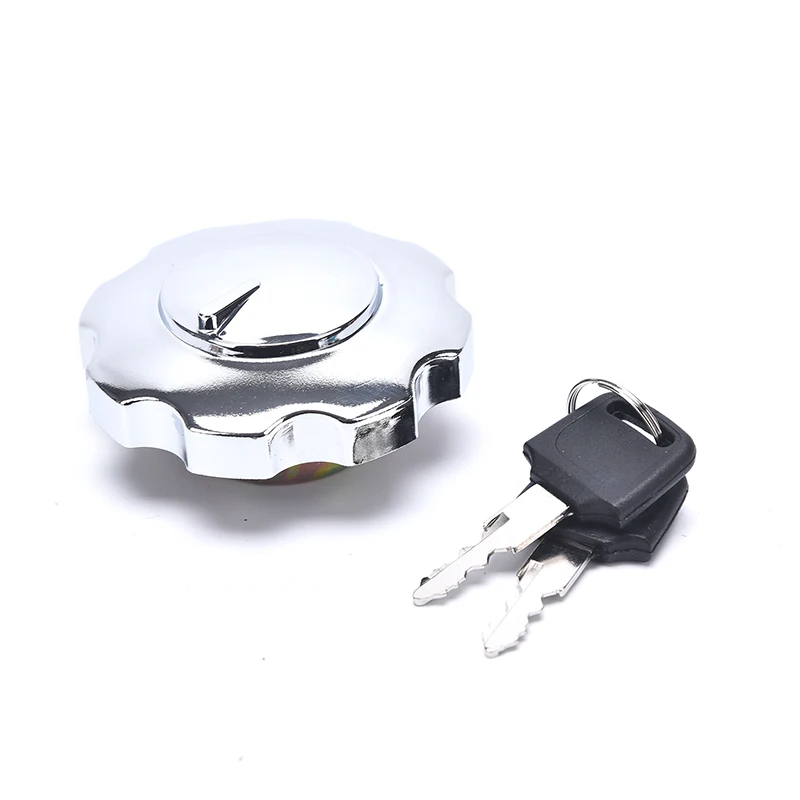 1PCS Motorcycle Fuel Gas Tank Cap Cover Lock Set For CG125 Spare Part with 2 Keys