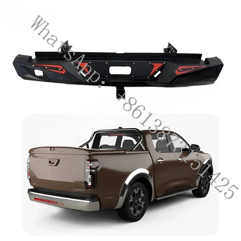 

Подходящий стальной защитный бампер с LED-подсветкой для GWM Pao Cannon Poer 2019+ 4x4 внедорожник