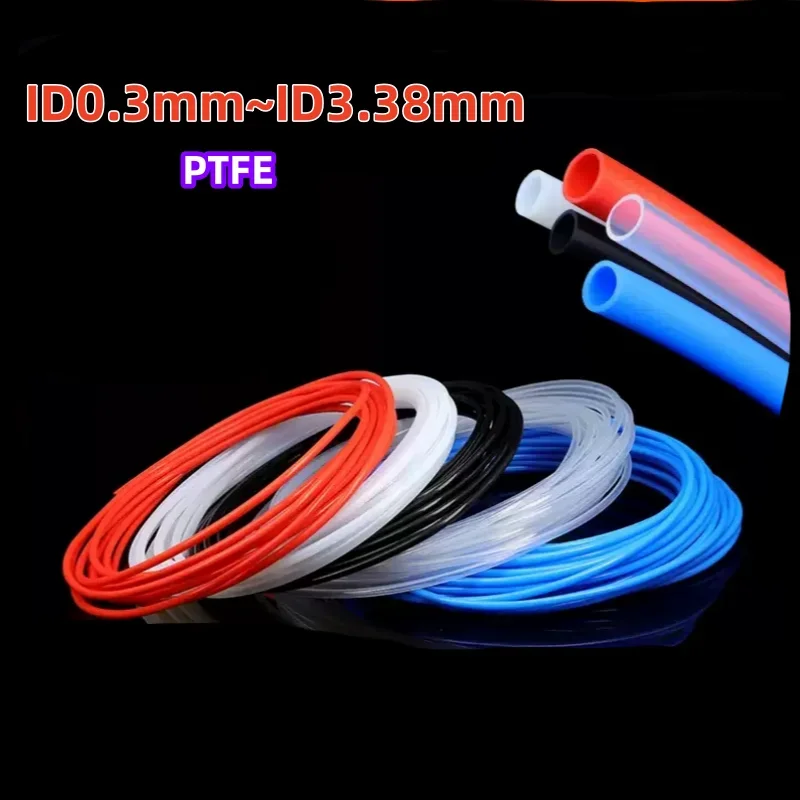 

3D Printer Parts 1-5M PTFE Tube Pipe Bowden Extruder ID0.3mm -ID3.38mm black, red, blue, yellow Tube