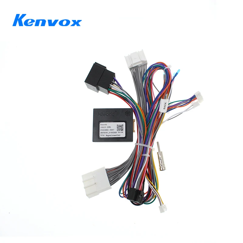 

Автомобильный радиоприемник, 16-контактный разъем проводки, жгут проводов, кабель-адаптер, декодер Canbus Box для Renault Megane 2, турецкая версия 2007