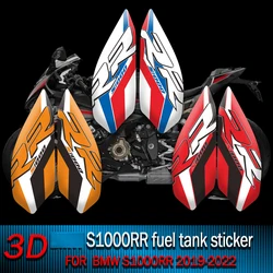 3D Motorcycle Fuel Tank Gasket Protection Decal Sticker for BMW S1000RR S1000 RR S 1000RR 2019 2020 2021 2022 Reflective Sticker