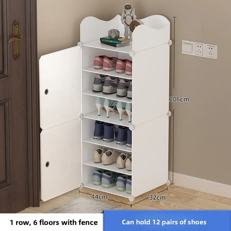 

New model Simple shoe cabinet dustproof combined household plastic shoe rack small household multi-layer storage cabinet