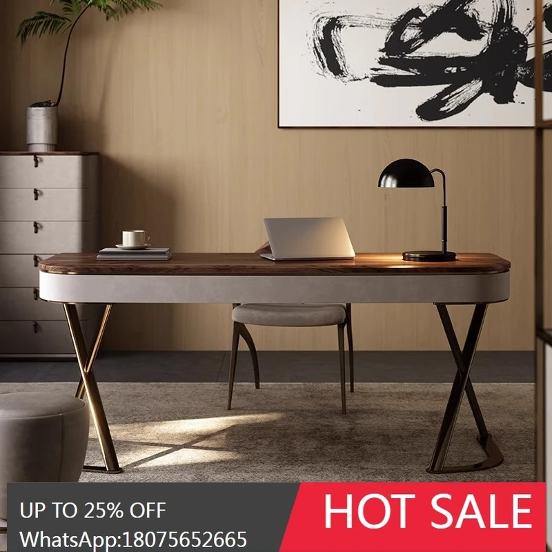 

SGF Modern Minimalist Light Luxury Desk Home Italian Minimalist Desk