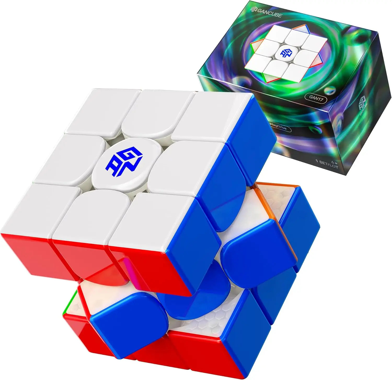 GAN 17 MagDrive MagLev 3x3 Speed Cube, UV 2026 Premium Flagship