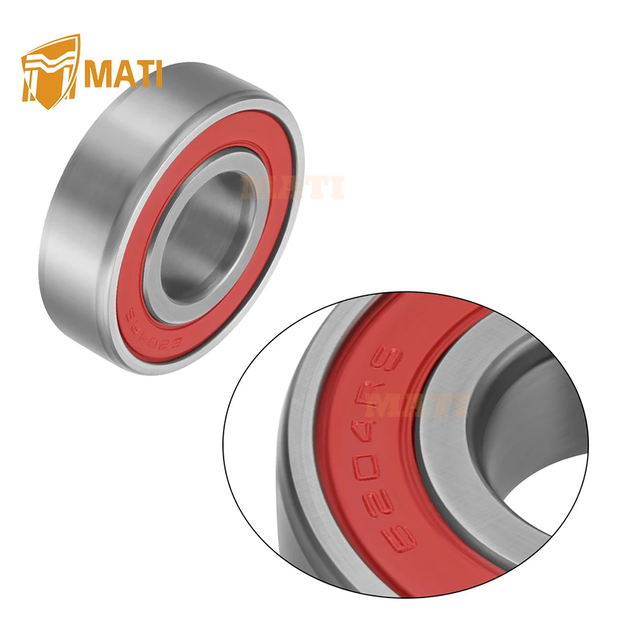 M MATI Both Front Wheel Bearing Seal Kits for Polaris Outlaw 450 500 525 Predator 500 3514650 3514528 3514395 3514464