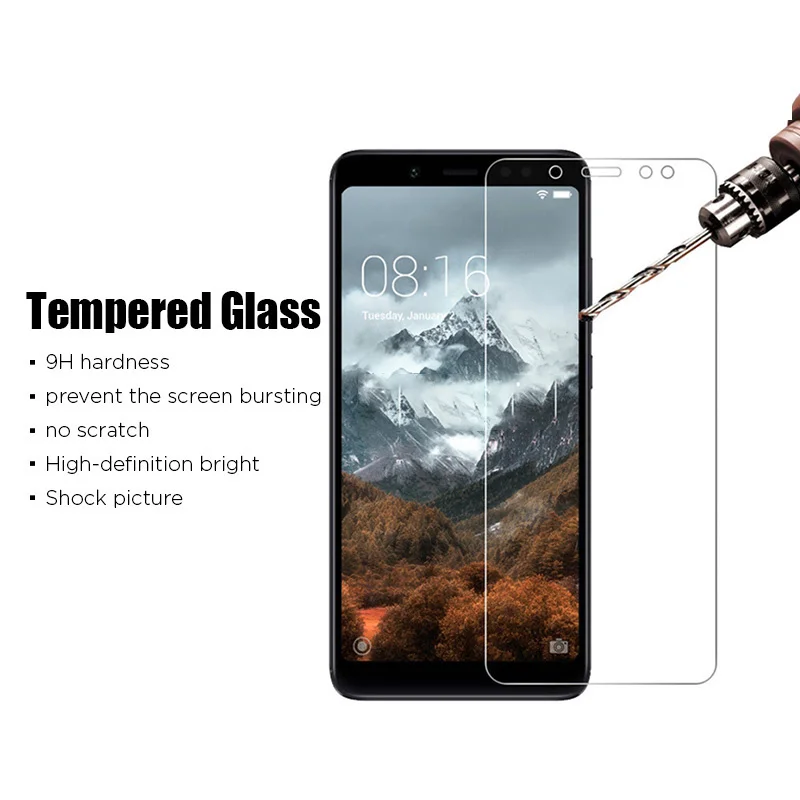 2 uds Protector de pantalla de cristal para Redmi Note 9 Pro 10 11 9S 10S 11S 9T película protectora 9A 9AT 9C NFC
