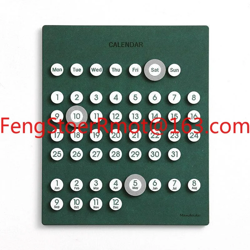 Perpetual Calendar Restaurant Sofa TV Background Wall Decoration Pendant Wabi Sansi Wind Wall Painting