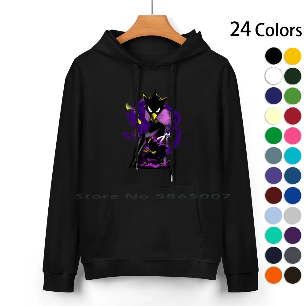 Dark Shadow Tokoyami Pure Cotton Hoodie Sweater 24 Colors Tokoyami Fumikage Dark Shadow Boku No Hero Academia Bnha Uraraka Deku