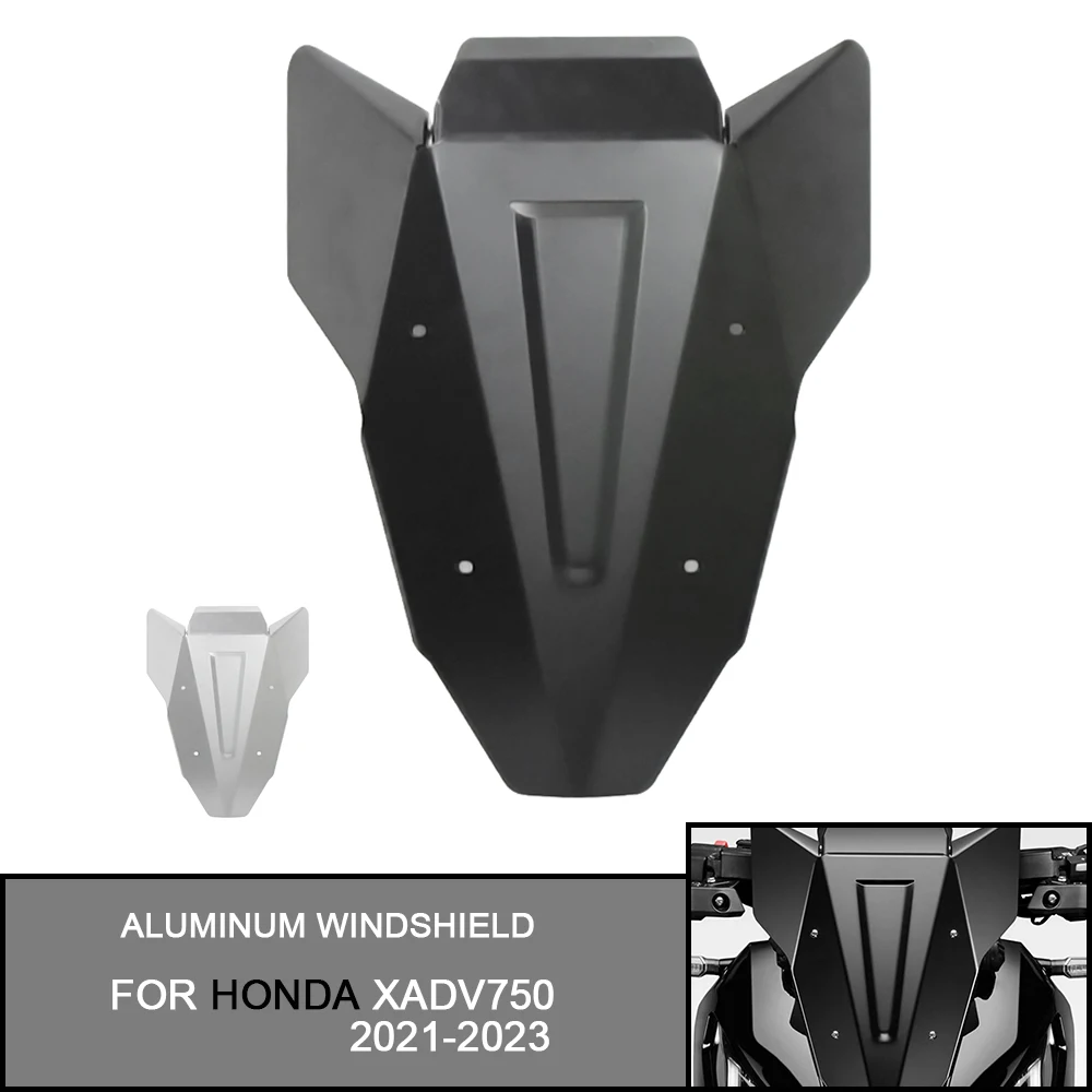 

For Honda XADV 750 XADV 750 XADV750 X ADV xadv 750 2021 2022 2023 Aluminum Windscreen Windshield Wind Shield Screen Protector