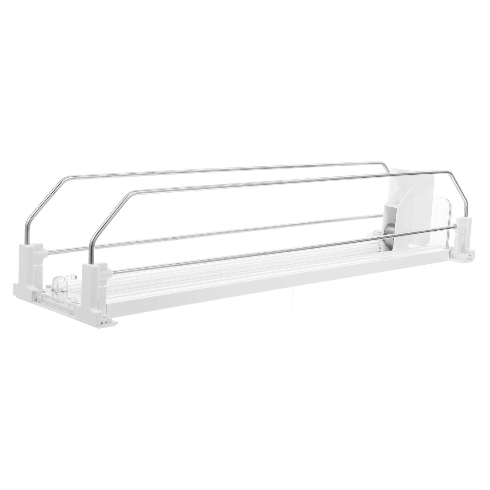 

Cold Drink Storage Box Mini Fridges ganizer Holder White Cabinet Soda Can Pusher Glide Kitchen Storage Display Rack Beverage