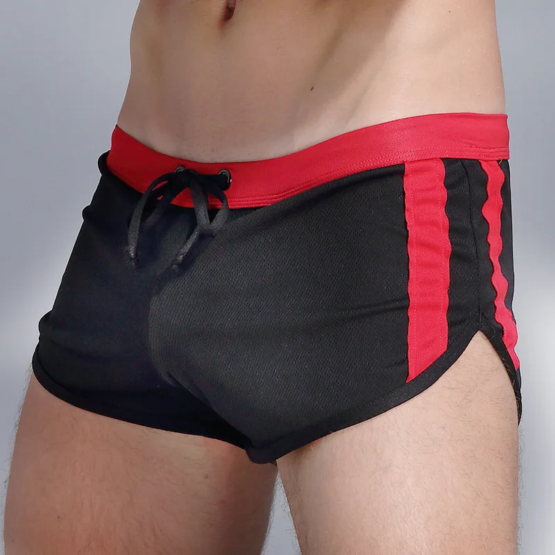 Sexy Gay G-Strings & Thongs Jockstrap cotton Men Mesh Underwear  Penis pouch buttocks bikini  Hollow men underwear thong