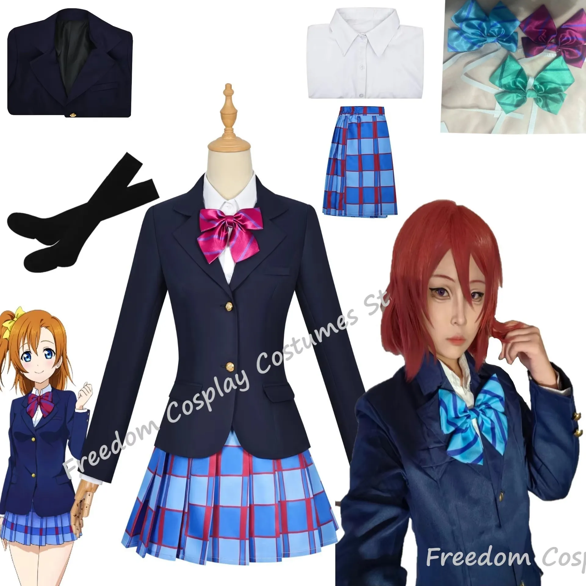 

Love Live! Love Live Cosplay Costumes Lovelive Minami Kotori Kousaka Honoka Ayase Eli Tojo Nozomi Nishikino Maki School Uniforms