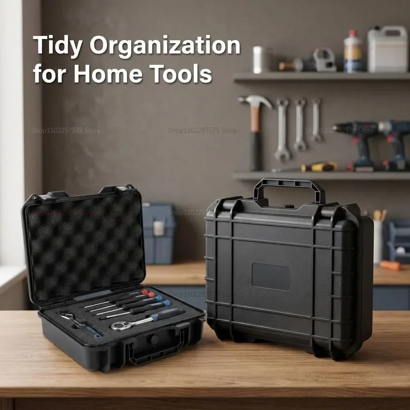 Multifunctional Portable Protective Safety Waterproof Anti‑fall Equipment Protection Box Camera Tool Accessories Storage Box.