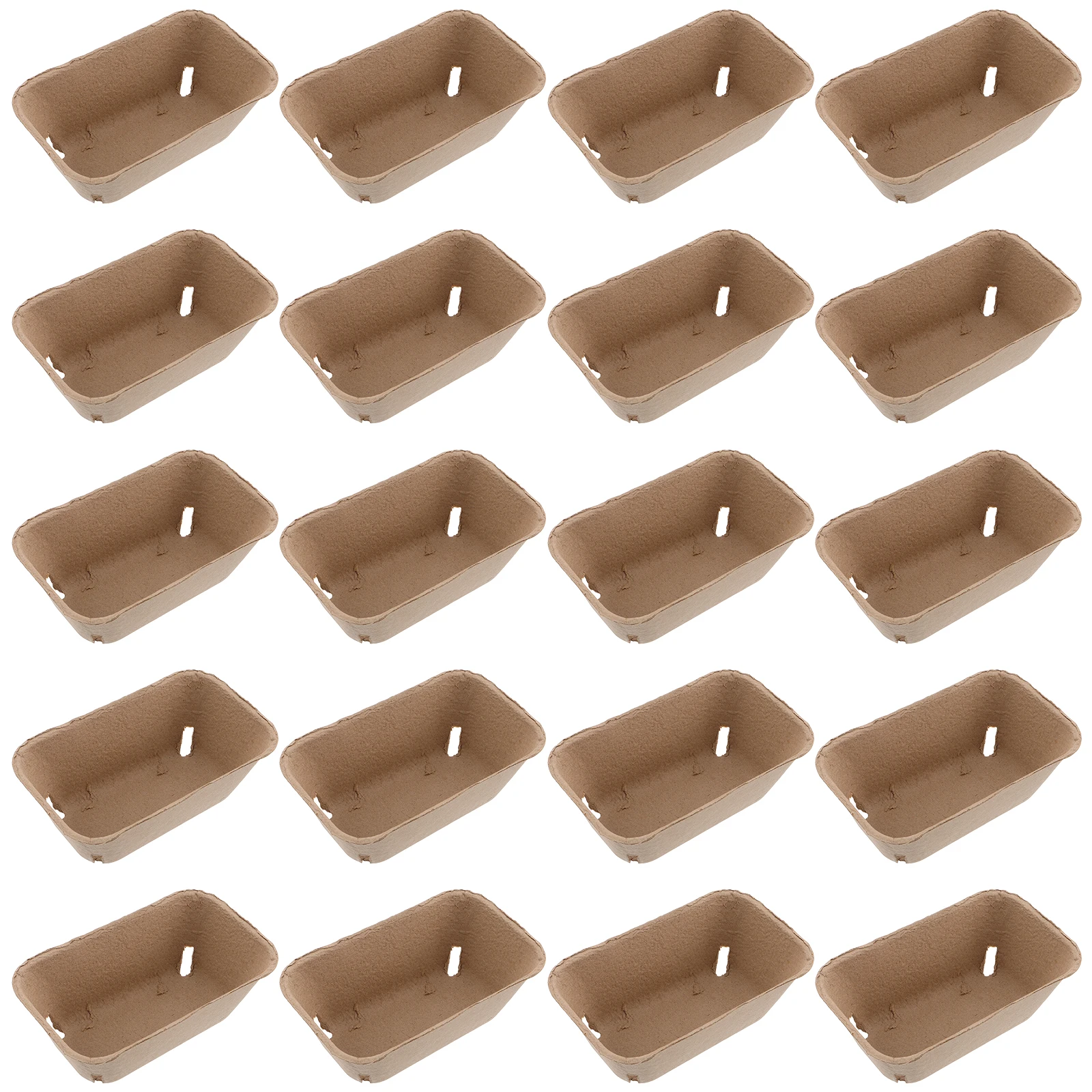 20pcs Strawberry Tray Fruit Basket Fresh Food Containers Preservation Carton Versatile Storage Construction Compact