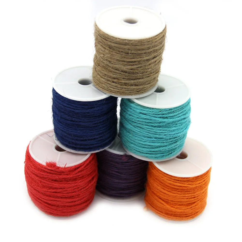 

handmade cord Jewelry twine craft cord string colorful jute twine