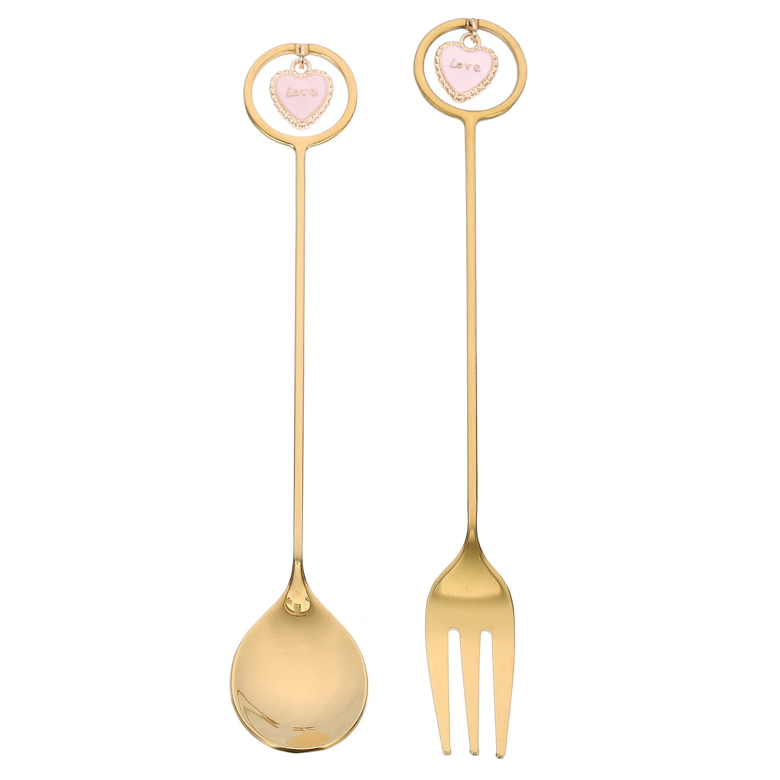 

Christmas Coffee Mixing Stirring Xmas Love Pendant Spoon Spoons for Gift Stainless Steel