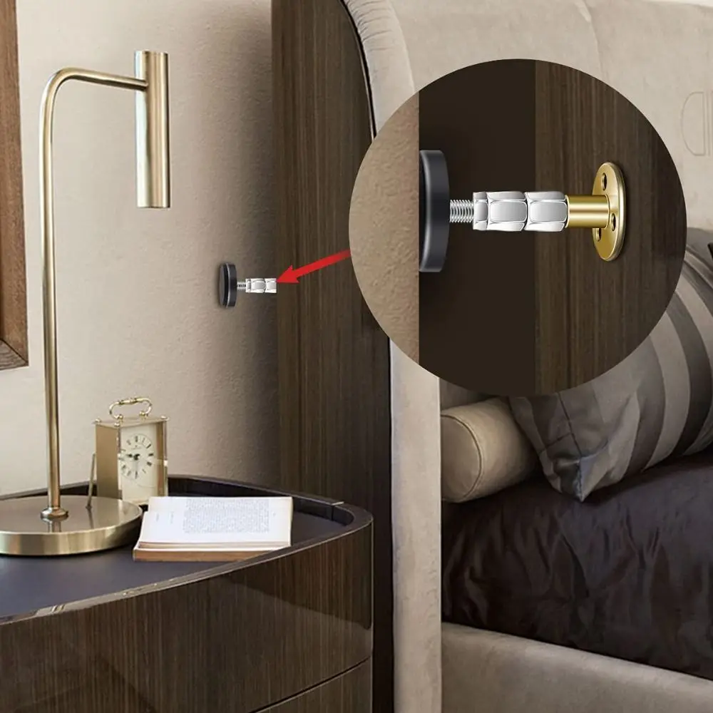 

4 шт., износостойкий стабилизатор кровати, устойчивый к царапинам, нескользящая накладка, стабилизатор изголовья, универсальный регулируемый фиксатор для дивана с защитой от сотрясений