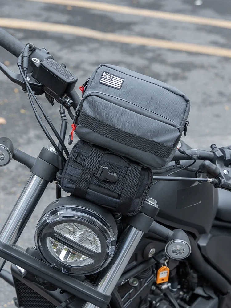 AliExpress KEMITOUR Motorcycle Handlebar Bag Front Fork Tool Storage Bag Bicycle Bar Bag Waterproof for Cruiser Softail Dyna Sportsters Dirtbike ATV
