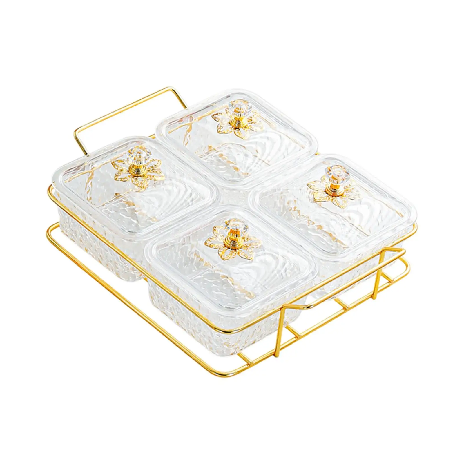 

Divided Snack Serving Bowls Snack Container for Cookies Fruit Appetizer