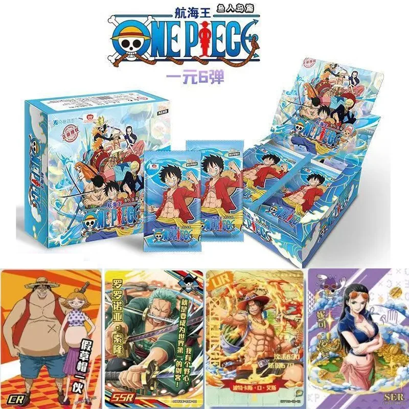

One Piece Cards 6-е издание Остров рыбьего человека Arc Egghead Остров чудесные главы Луффи Санджи Зоро Нами Коллекционная карта аниме