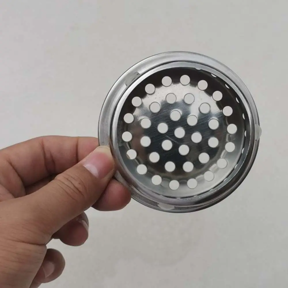 Round Hole Gutter Guard Net SUS 304 Stainless Steel Anti-blocking Anti Clogging Filter Vent Secondary Drainage