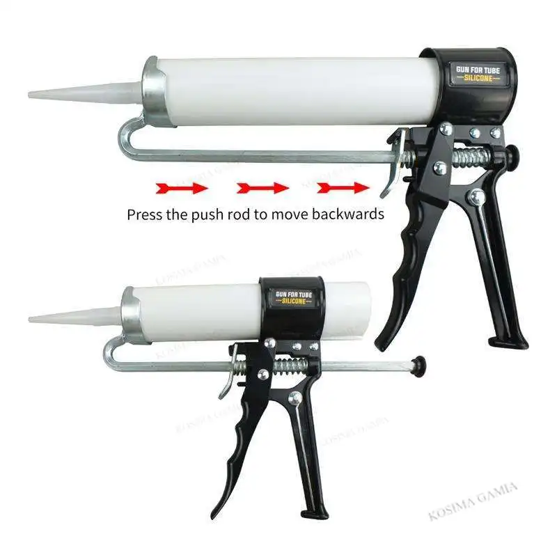 

Портативный ручной пистолет для уплотнения из алюминиевого сплава, инструмент для наполнения герметика, распылитель клея для стекла, профессиональный инструмент для уплотнения герметика для домашнего декора