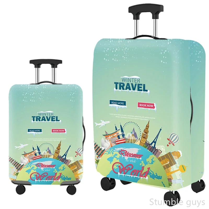 

High Elasticity Luggage Protector Cover Dustproof Wear-Resistant Suitcase Sleeve Durable Travel Accessory Trips