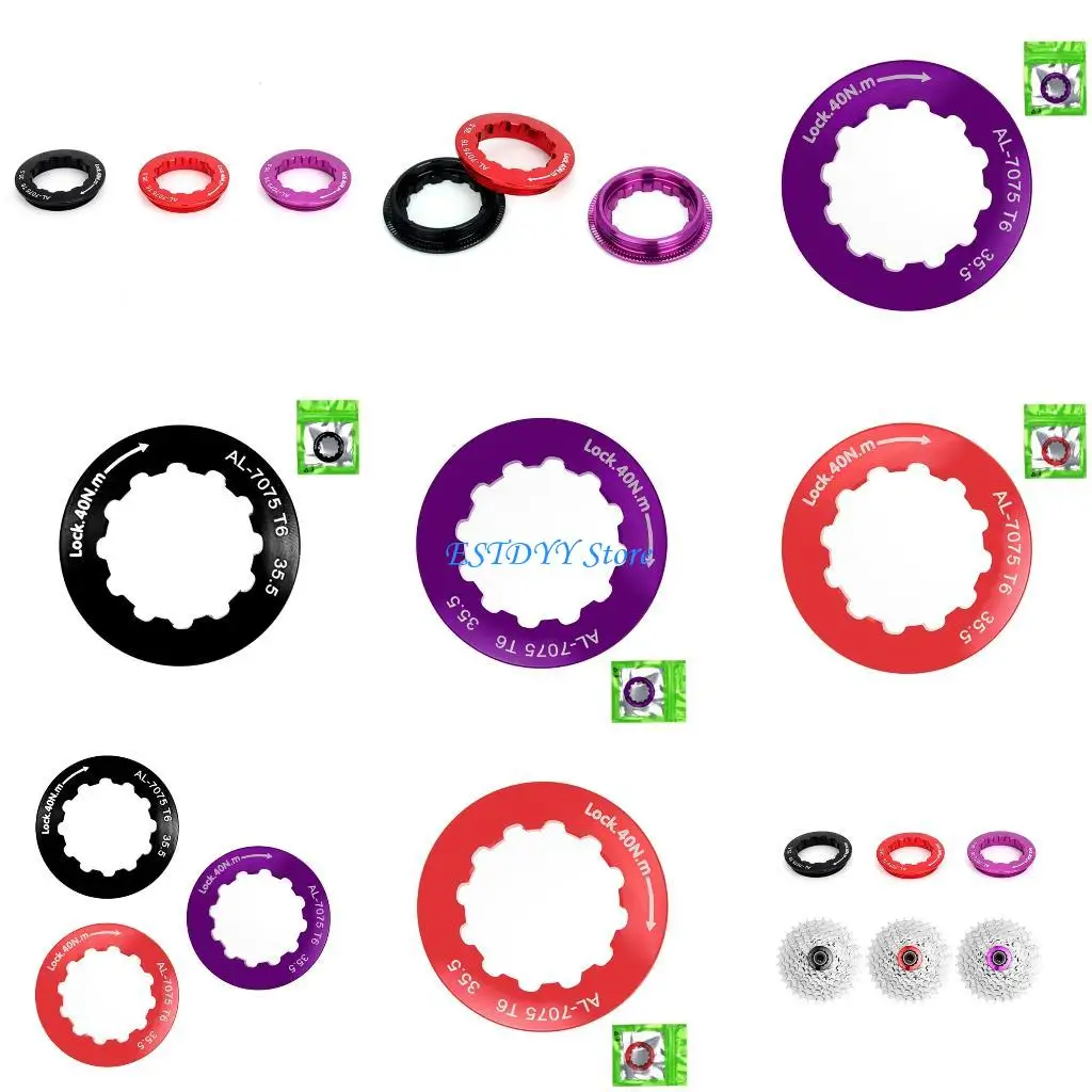 

G6DE Against Slip Cycle Tape Lockring Mixture Aluminum Machined Teeth Cycling Maintenance Part