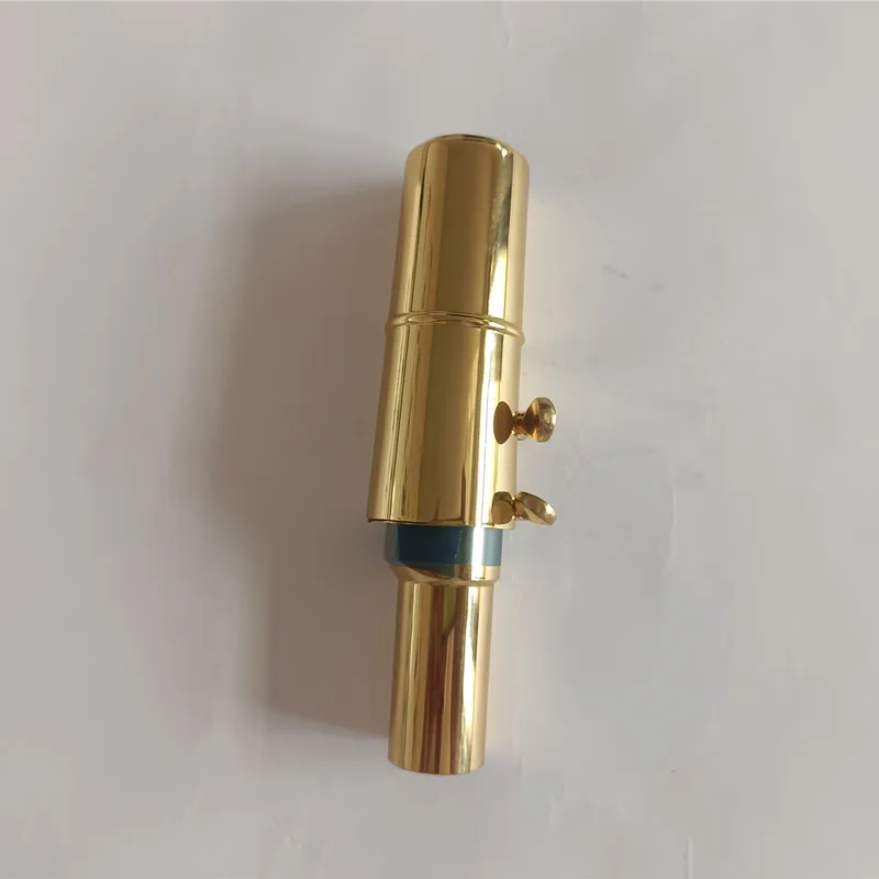 Gold-plated brass E Flat Baritone Saxophone mouthpiece 5-9