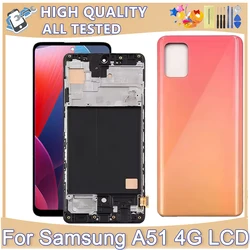 6.5''TFT Display Screen For Samsung Galaxy A51 LCD Display Touch Screen With Frame For Samsung A51 A515 A515F LCD Replacement