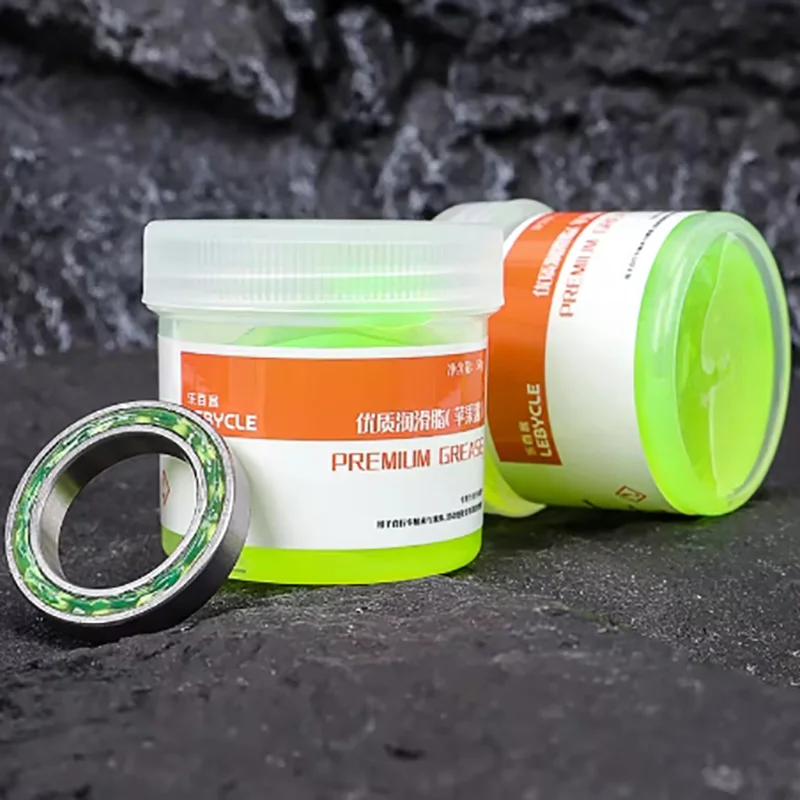 Lebycle 50g Bicycle High Quality Grease Green Applesauce Lubricating Bearing Grease Hub Lubricants Lipid Elements Bike Maint