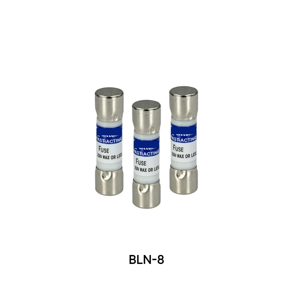 BLN-8 Fast Acting Cartridge Fuse, 8A 250V AC, 【10-Pack】 Per Pack OEM