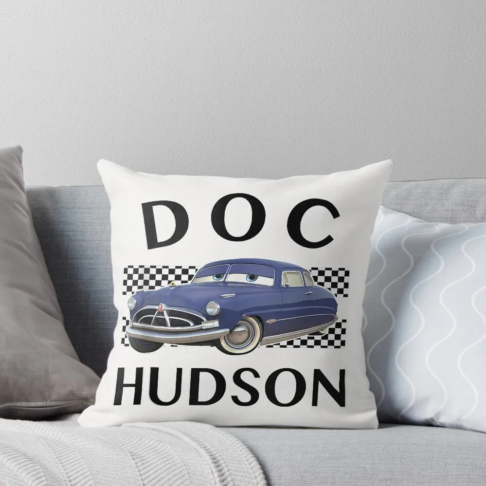 Cars Doc Hudson Finish Throw Pillow Decorative Sofa Cushion Pillowcase Cushion New year