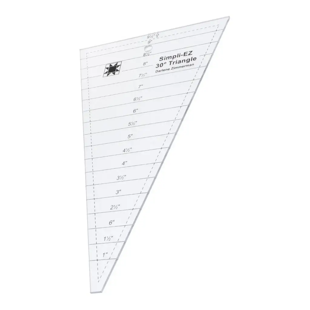 Multi-function Transparent Quilting Dresden Template Ruler Tailoring Tool