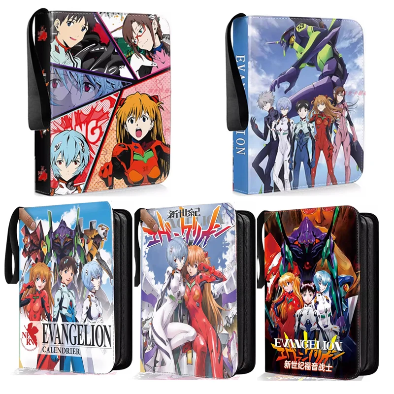 

Альбом-папка для карточек EVA (400/900 шт.) по аниме «Евангелион», на молнии, для коллекций, держатель для карточек, игрушка, подарок