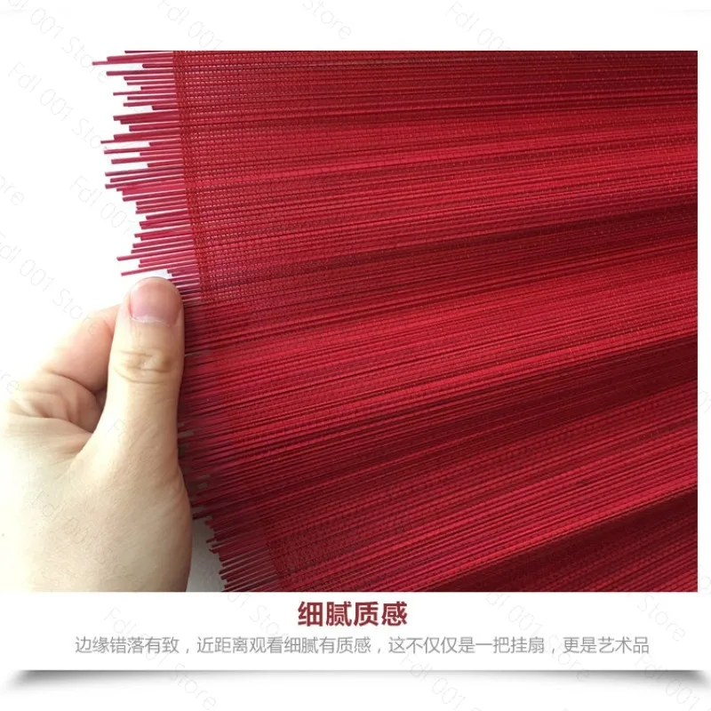 74cm  Handmade Rattan Folding Fan for Wall Decoration  Chinese Style Home Decor  1pc