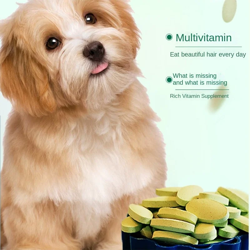 Pet multivitamin tablets 180 tablets Vitamin supplements for dogs and cats Health care product