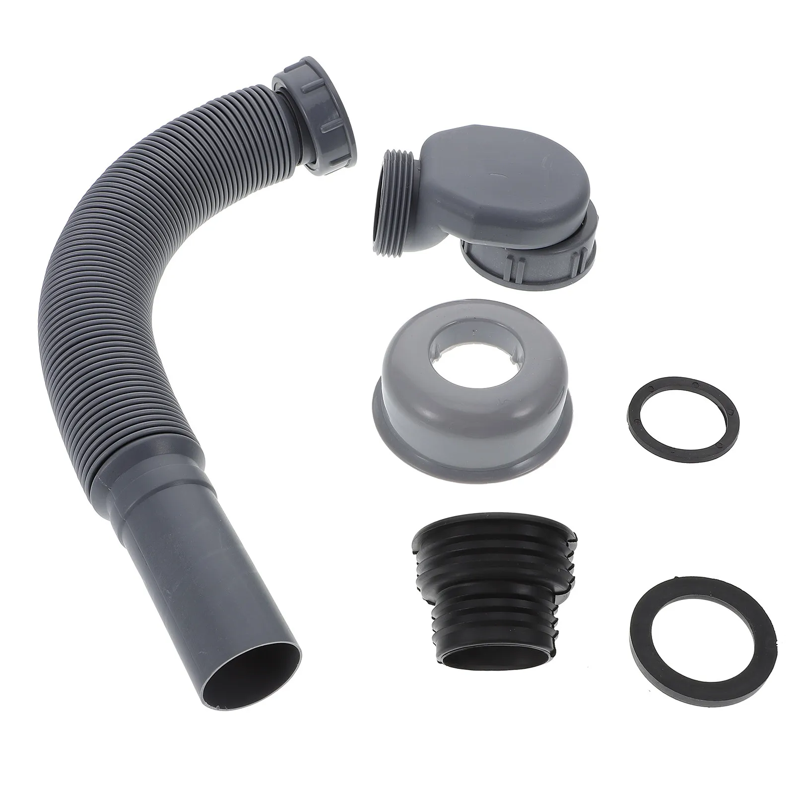Flexible Anti Drain Pipe Washbasin Expandable Drain Pipe for Bathroom Sink Kitchen Wash Basin Expandable Durable Practical Home