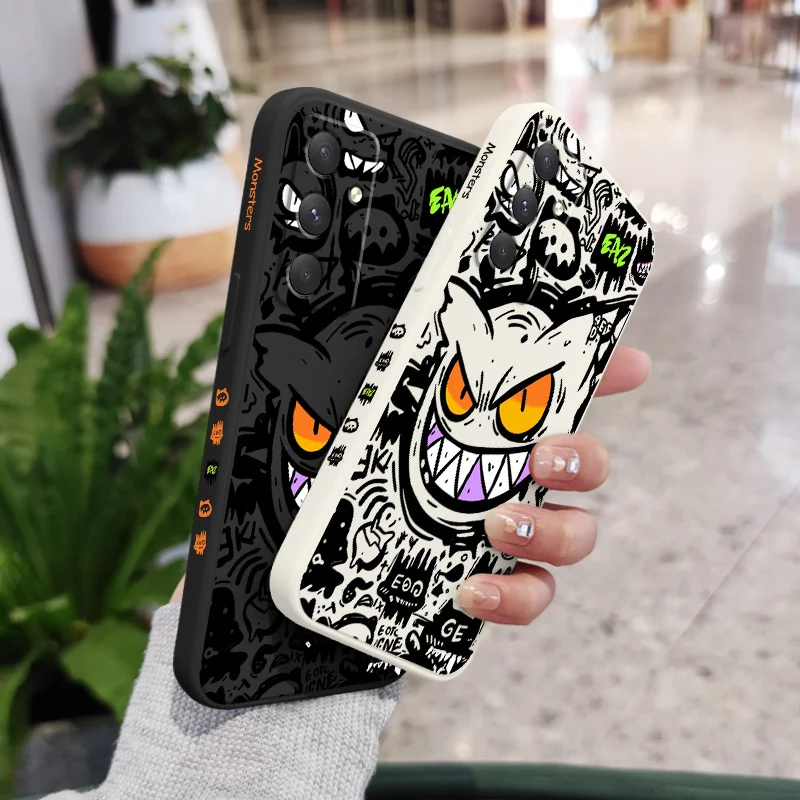 Evil Monster Phone Case For Samsung Galaxy A55 A35 A25 A15 A05 A05S A54 A34 A24 A14 A04 A04S A04E 4G 5G Cover