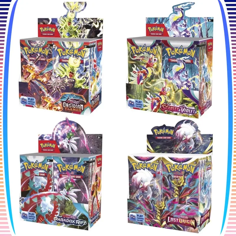 

Карта Pokemon PTCG US Version Sword Shield SS11 Scarlet фиолетовый SV1 SV3 SV4 Улучшенная Расширительная упаковка оригинальная коробка