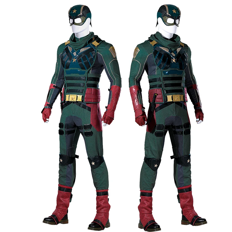 Halloween Carnival Soldier Boy Cosplay Costume The Boys 3 American Hero Ben Green Outfit High Quality Superhero Clothing