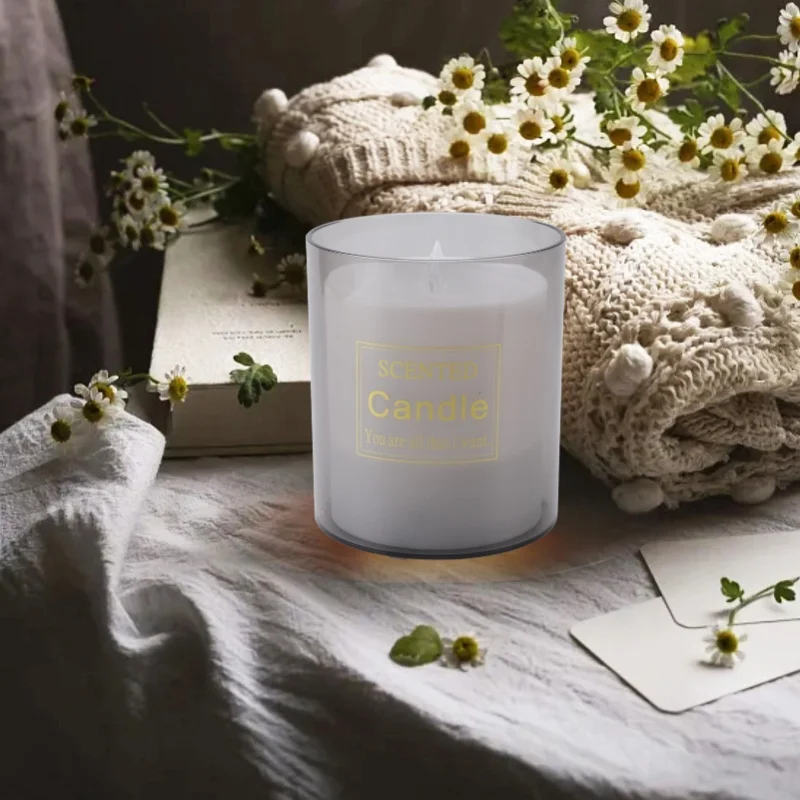 

Essential Oil Diffuser 150ml USB Flameless Candlelight Humidifier Nano Mist Ultra Quiet Aroma Diffuser For Bedroom Office