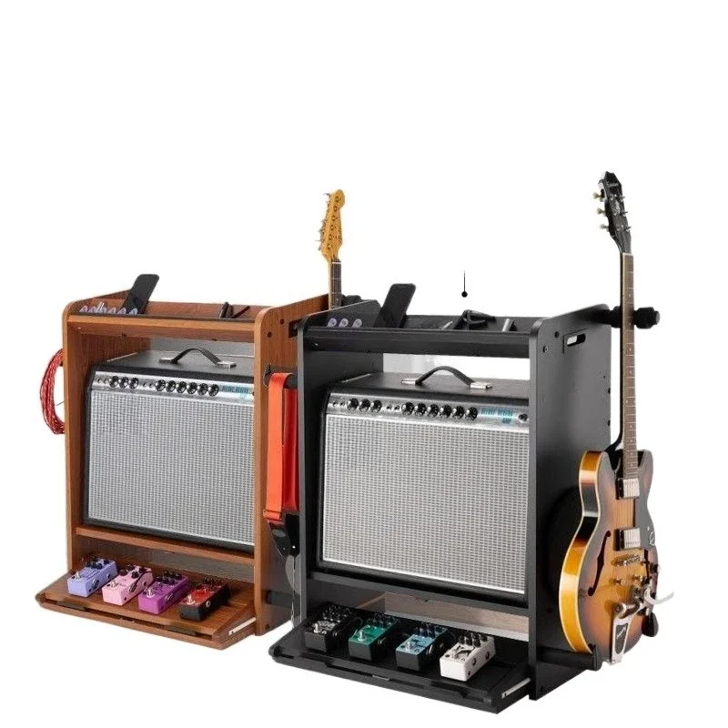 

Guitar Stand, Electric Guitar Bass Stand Multifunctional Equipment Cabinet Speaker Stand GWS5000RB