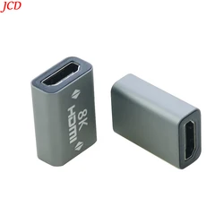 1PCS HDMI-Compatible Coupler 8K Female to Female Extension Cable Connector for PS5 Roku Stick Monitor HD 2.1 Connector 8K