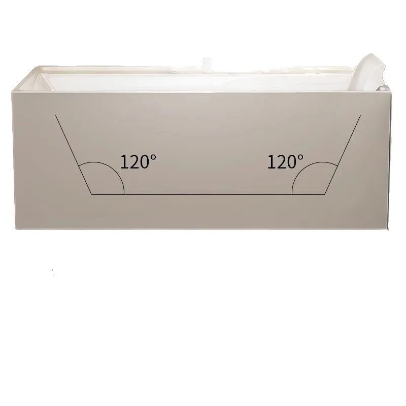 

Comfortable reclining bathtub independent home bathroom acrylic small apartment deep bubble Japanese mini